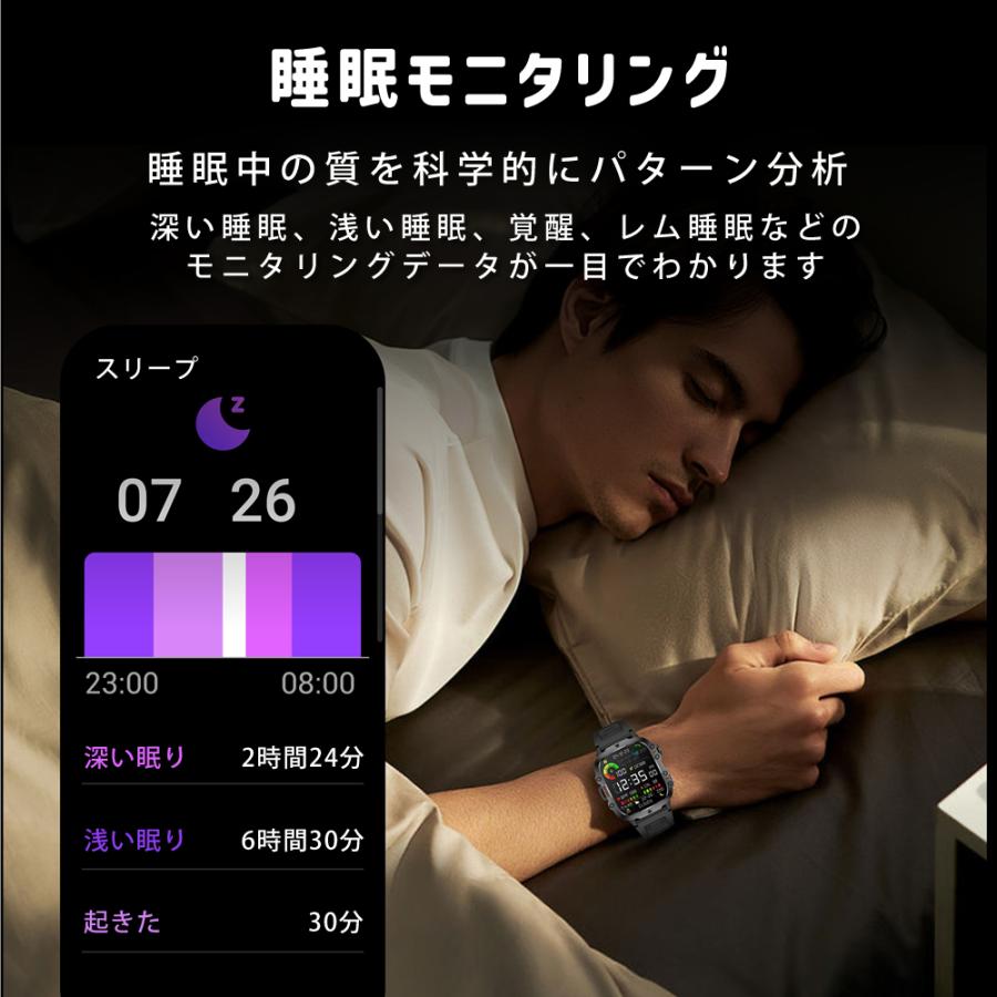 スマートウォッチ 通話機能 2025最新 アウトドア レディース メンズ