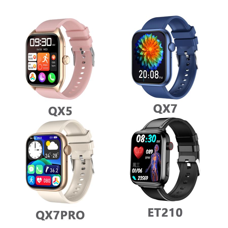 2枚入り】スマートウォッチ QX7 QX5 QX7PRO ET210 保護 フィルム 9H