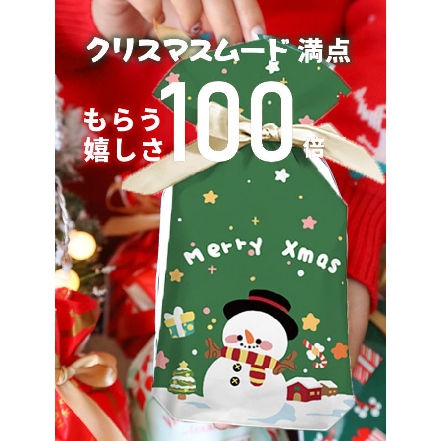 クリスマス ラッピング袋 20枚入り 巾着袋 ラッピング用品 クリスマス