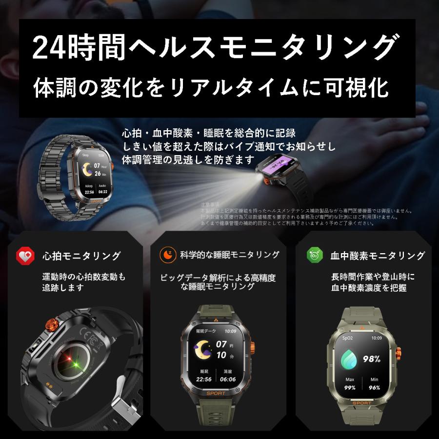 スマートウォッチ 2026最新 通話機能 2.01インチ大画面 レディース