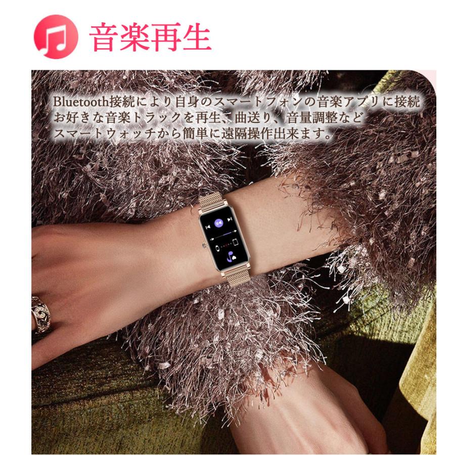 スマートウォッチ レディース 防水 女性 フルタッチスクリーン スマートウォッチ レディース 防水 女性 フルタッチスクリーン