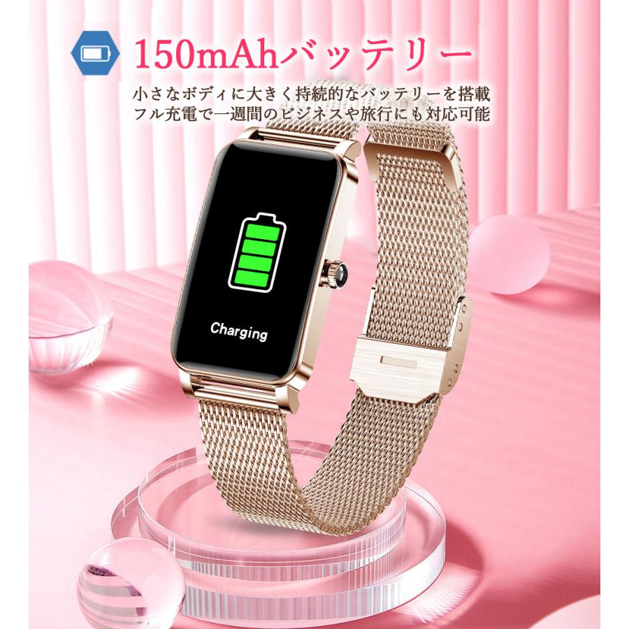 スマートウォッチ レディース 防水 女性 フルタッチスクリーン スマートウォッチ レディース 防水 女性 フルタッチスクリーン