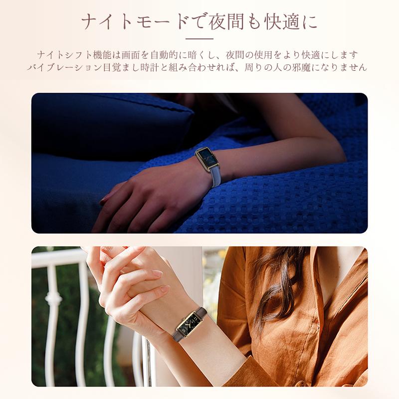 2025最新 スマートウォッチ レディース 防水 女性 フルタッチ