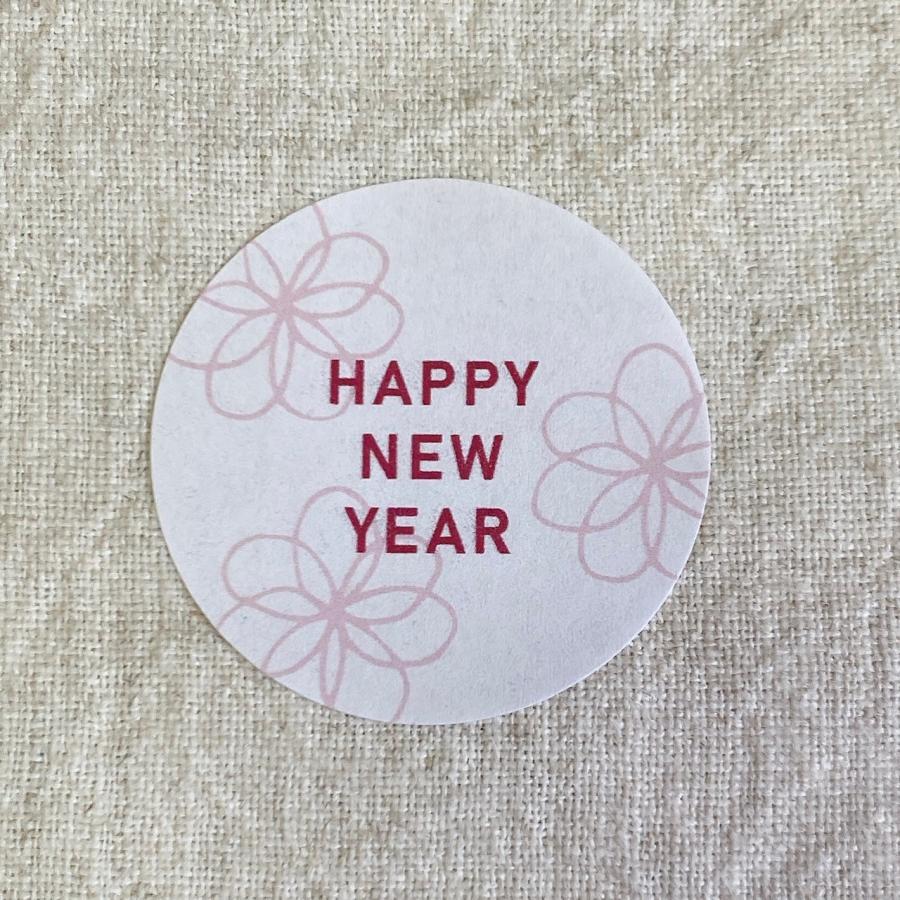 Happy New Year お年賀シール 4cm丸24枚 お正月 年始挨拶 おしゃれ かわいい お年賀ギフト お年賀お菓子に No 1029 1029 Se Label 通販 Yahoo ショッピング