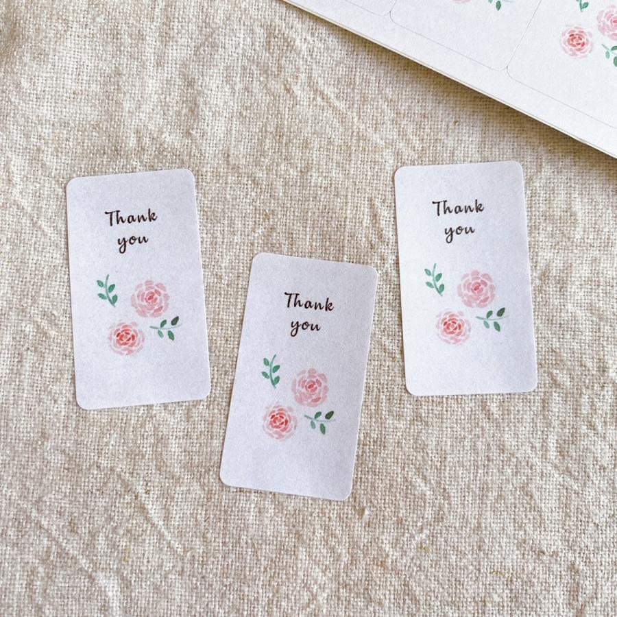 Thank Youシール 水彩お花 かわいい おしゃれ サンキューシール 65枚 No 1061 1061 Se Label 通販 Yahoo ショッピング