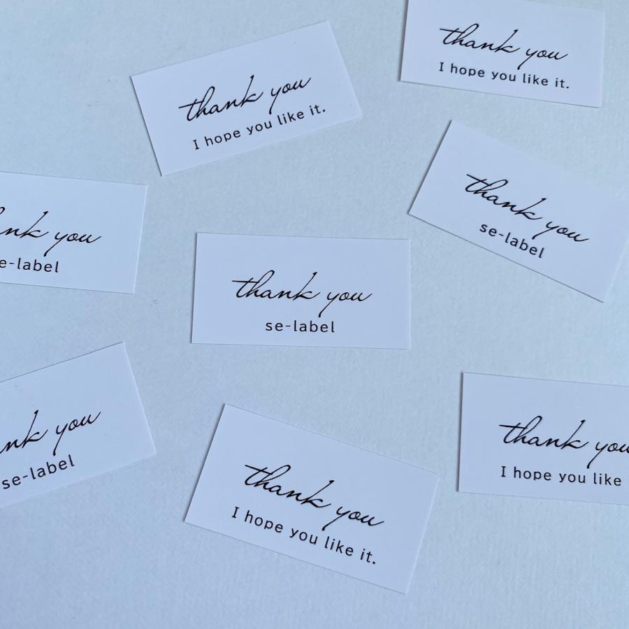 文章or名入れ】サンキューシール Thank youシール SHOPシール