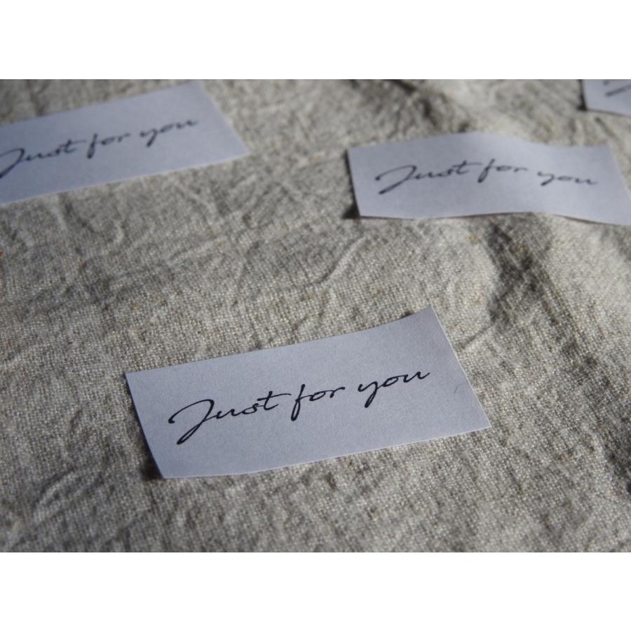 筆記体 Just for youシール シンプル 44枚 NO.23 : se-label - 通販