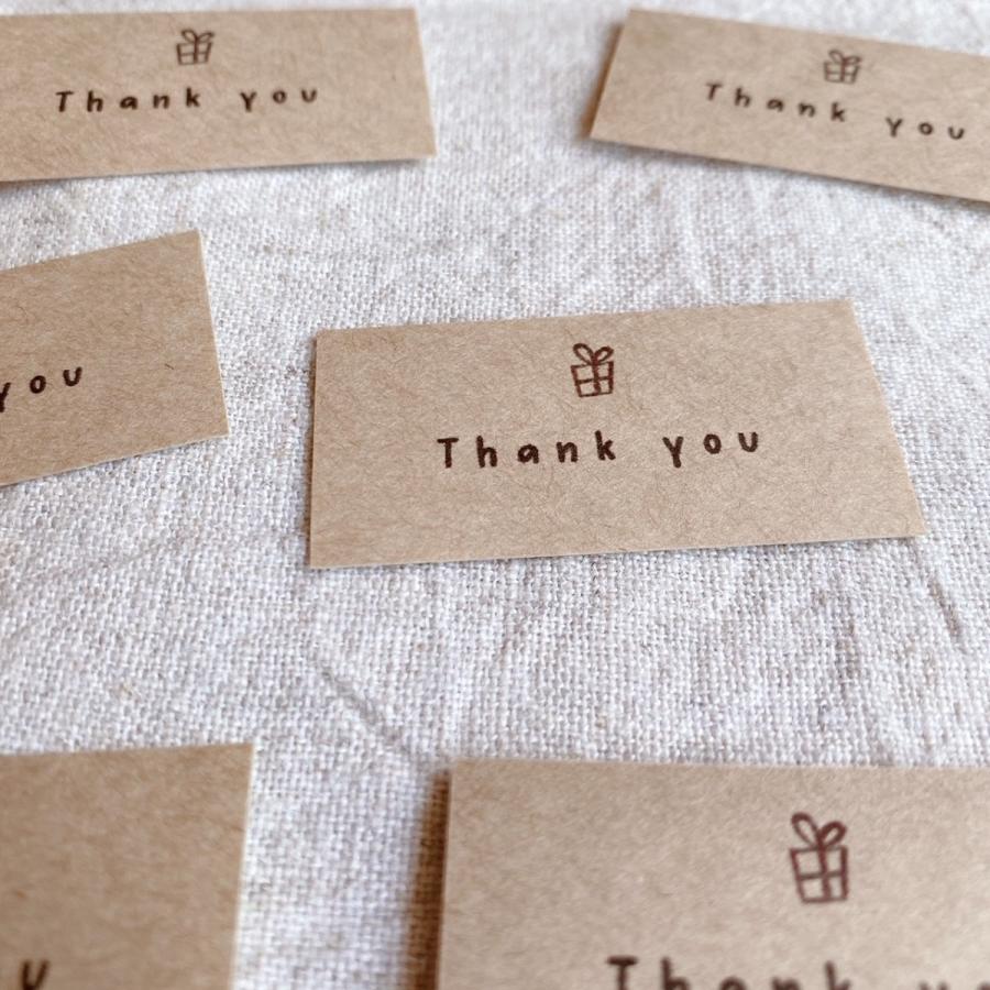 サンキューシール 2×4センチ ミニサンキューシール 太ロゴthank you アソート