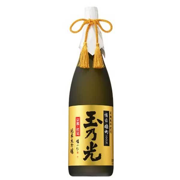 玉乃光 - 備前雄町 有機肥やし当て嵌める雄町100％ 1.8L 1800ml x 4本 桐箱 容れもの売りわたす 貨物輸送無料 本州のみ 酒造 京都府 OKN 食品-普通酒