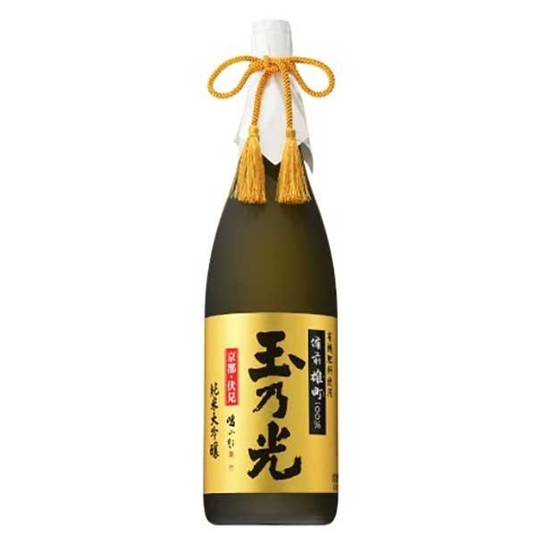 玉乃光 - 備前雄町 有機肥やし当て嵌める雄町100％ 1.8L 1800ml x 4本 桐箱 容れもの売りわたす 酒造 京都府 OKN 普通酒-日本酒