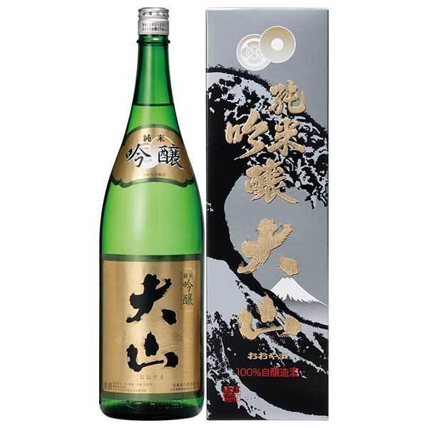 日本酒 大山 純米吟醸 1.8L 1800ml x 6本 ケース販売 加藤嘉八郎酒造 山形県