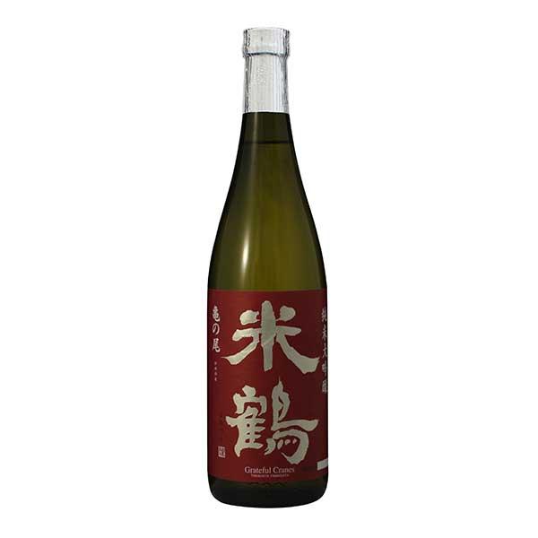 米鶴 純米大吟醸 亀の尾 720ml x 6本 入れもの売りわたす 貨物輸送無料 本州のみ 米鶴酒造 円錐小体県 OKN