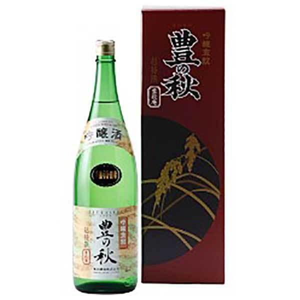 豊の秋 吟醸超特撰 金紋 1.8L 1800ml x 6本 入れもの売りわたす 米田酒造 島根県 OKN