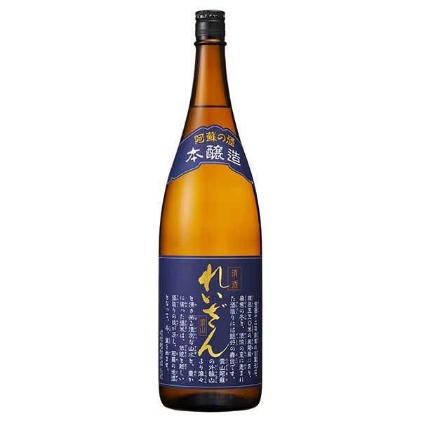 れいざん 本醸造 1.8L 1800ml x 6本 ケース販売 送料無料 本州のみ 山村酒造 熊本県 OKN