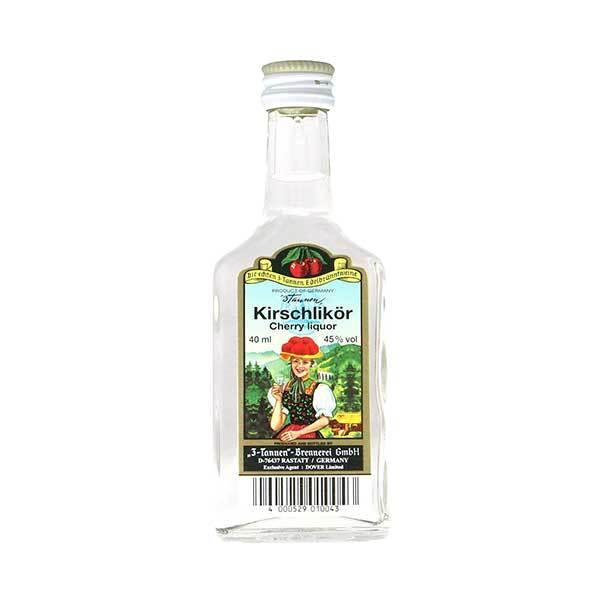 DOVER - 3-タンネン ＦＲＧ キルシュ 45度 40ml × 48本 容れもの売りわたす 貨物輸送無料 本州のみ ドーバー ＦＲＧ ブランデイ フルーツブランデー-ドリンク、水、お酒-ブランデー