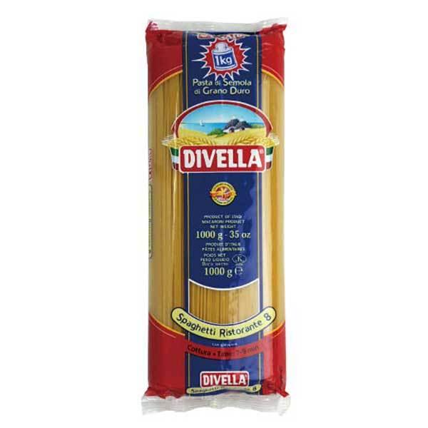 ディヴェッラ スパゲッティ リストランテ 約1.75mm 1kg x 12袋 ケース販売 送料無料 本州のみ メモス 食品 イタリア ロングパスタ 606-165