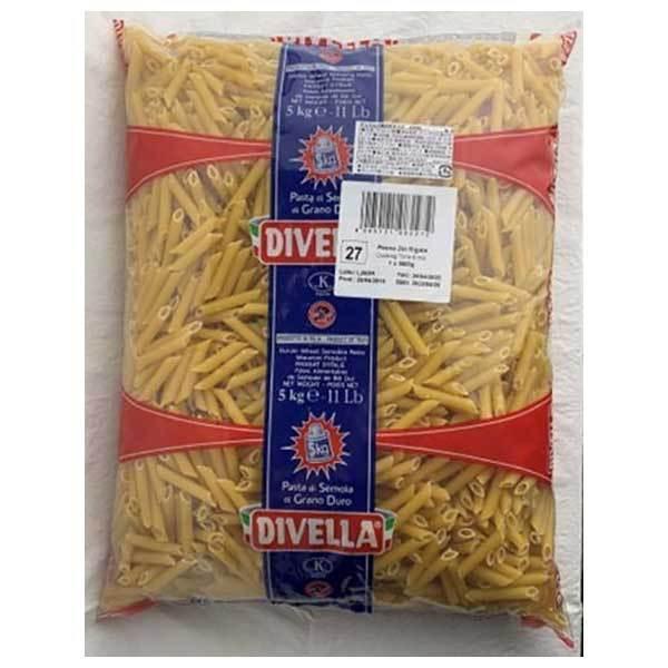 ディヴェッラ ペンネ ズィーティ リガーテ 5kg x 3袋 ケース販売 送料無料 本州のみ メモス 食品 イタリア ショートパスタ 606-172