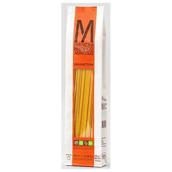 マンチーニ スパゲットーニ 2.4mm 袋 500g x 12袋 ケース販売 送料無料 本州のみ モンテ イタリア パスタ 036006