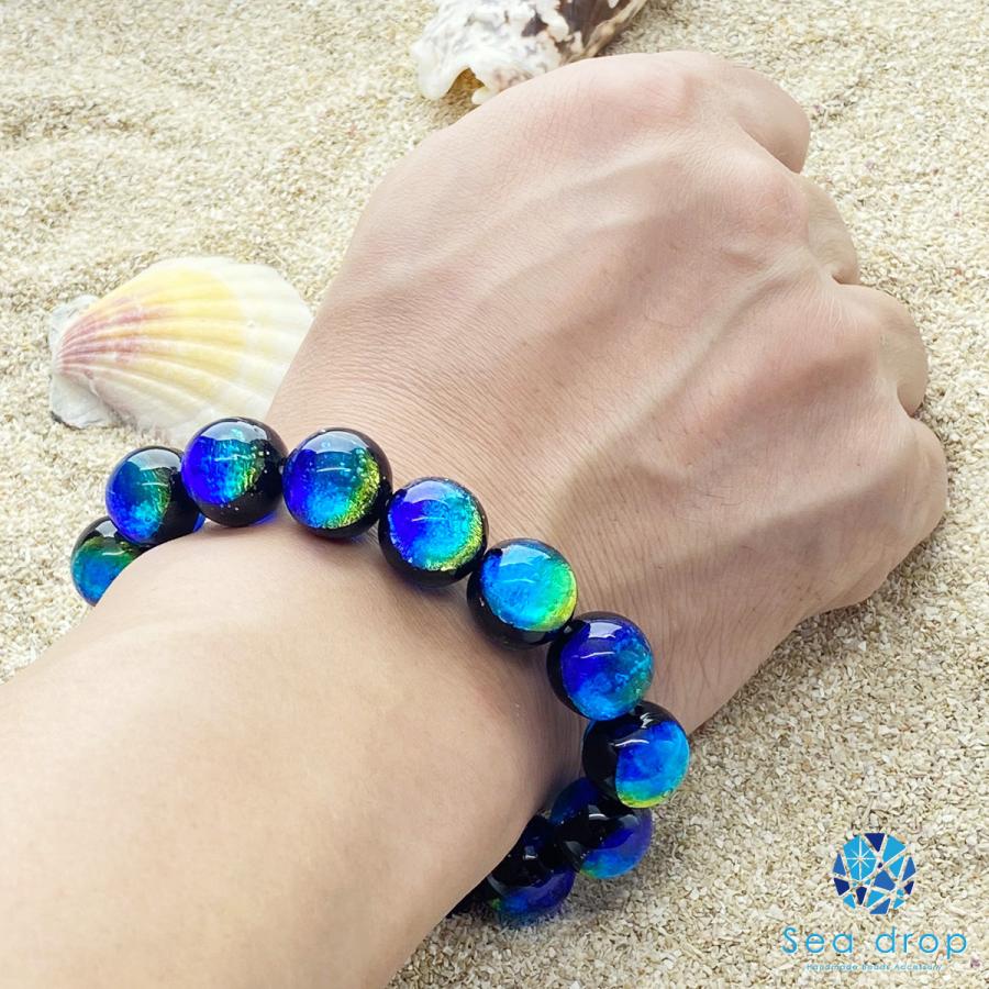 慶良間産ホタルビーズブレスレット16cm