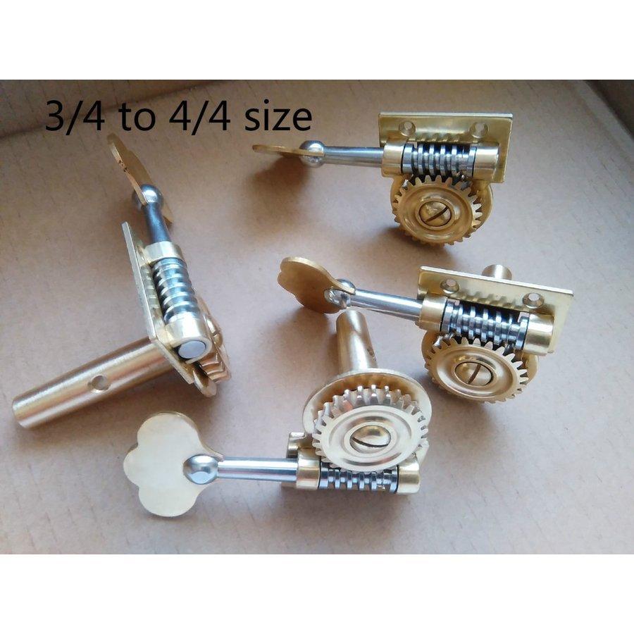 コントラバス　糸巻（ペグ）4弦コントラバス用セット（4個） コントラバス 糸巻（ペグ）4弦コントラバス用セット（4個） コントラ