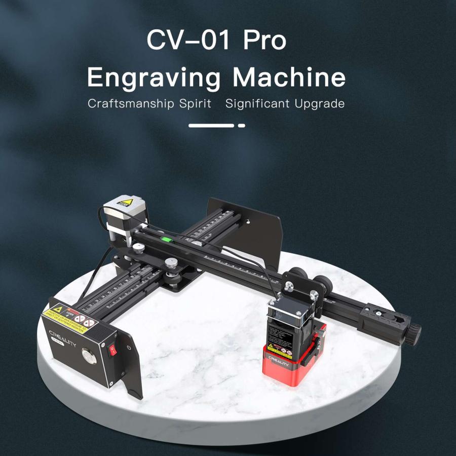 Creality-3Dレーザー彫刻機CV-01プロ 170x200mm デスクトップ彫刻および切断機 ファインレーザースポット 目 保護 フォーカス CV