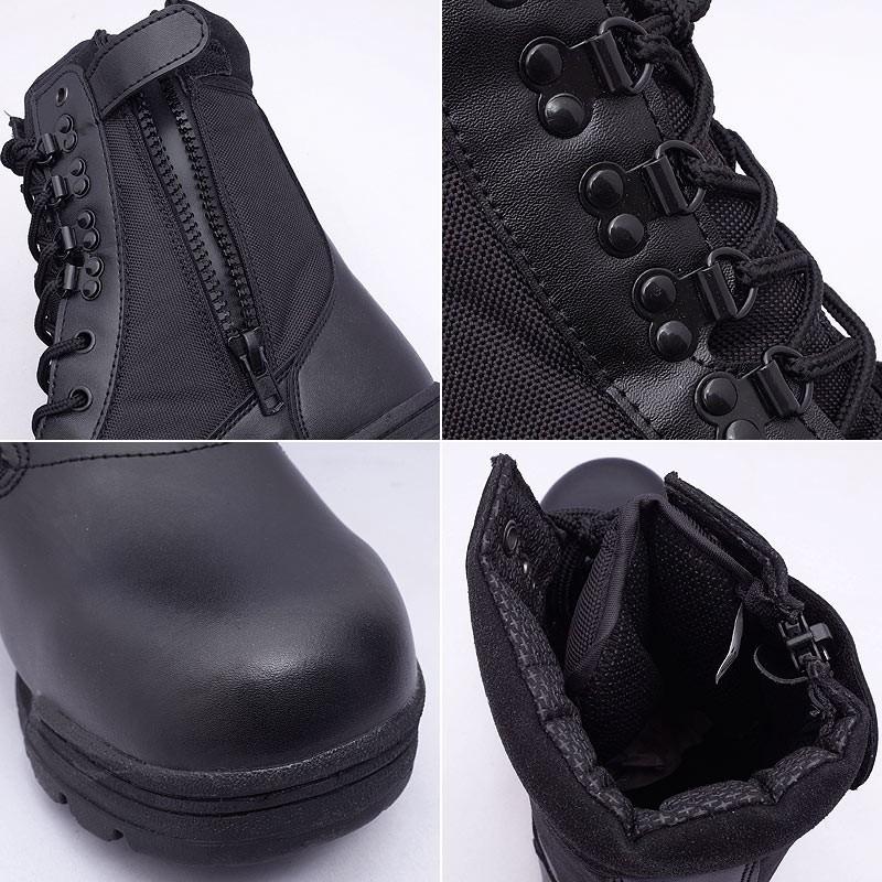 YMCLKY BLACK TAC #KA7023 サイドジッパー タクティカルブーツ