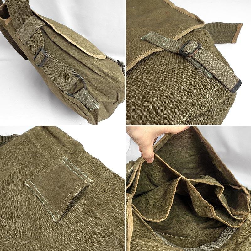 フランス軍 TTAリネンショルダーバッグ 2WAY デッドストック フランス軍 TTAリネンショルダーバッグ 2WAY デッドストック