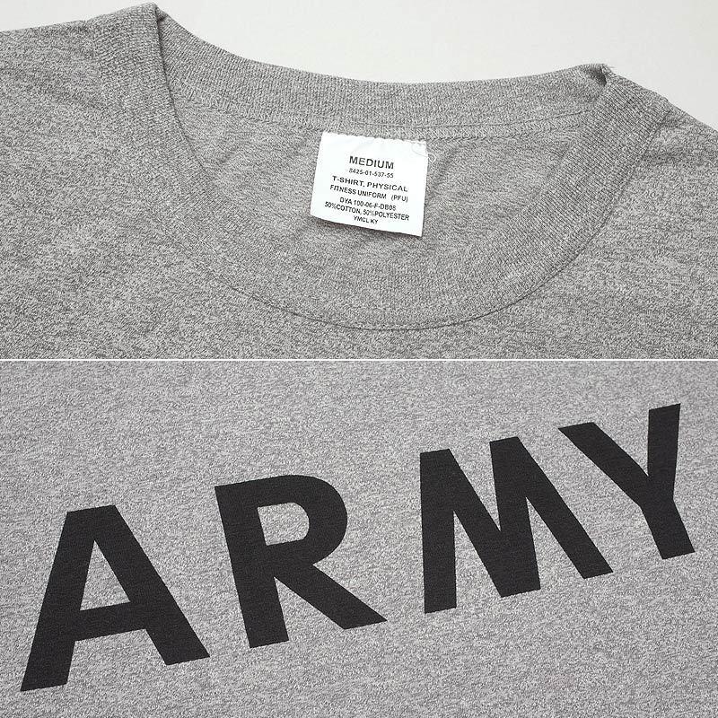 YMCLKY 55%OFF！□メール便可 米軍タイプ ARMY 半袖Tシャツ グレー