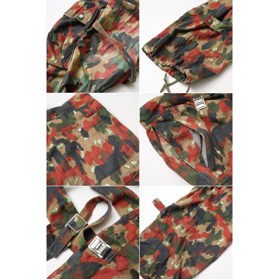 スイス軍 M70 カモフラージュパンツ USED PP040UN カーゴパンツ