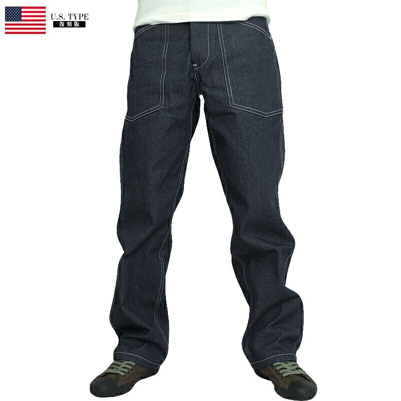 YMCLKY 米軍タイプ ARMY WW2タイプ デニムワーカーパンツ 新品 YMCLKY 米軍タイプ ARMY WW2タイプ デニムワーカーパンツ 新品