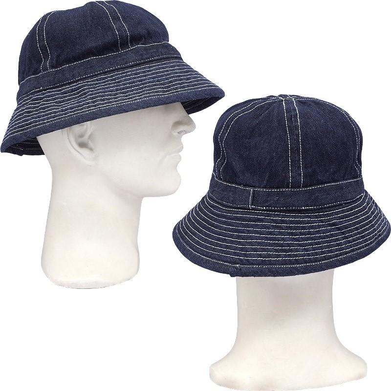 【在庫品】40s US ARMY デニムハット　13oz　ワンウォッシュ　L 在庫品】40s US ARMY デニムハット 13oz ワンウォッシュ L