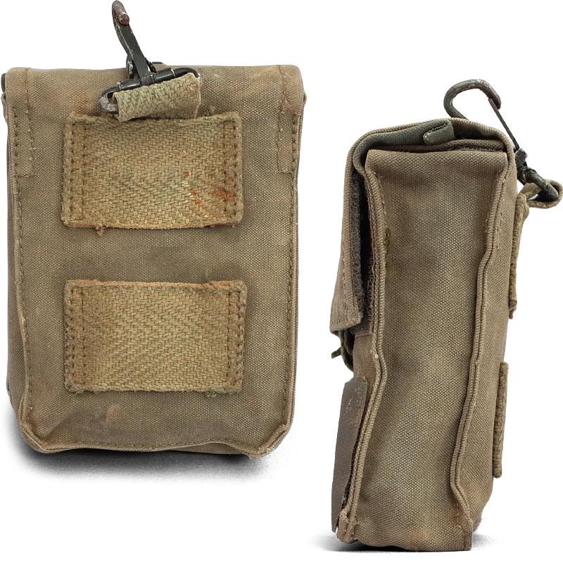 1点ならメール便可 フランス軍 F-1 コットンポーチ ミリタリー バッグ