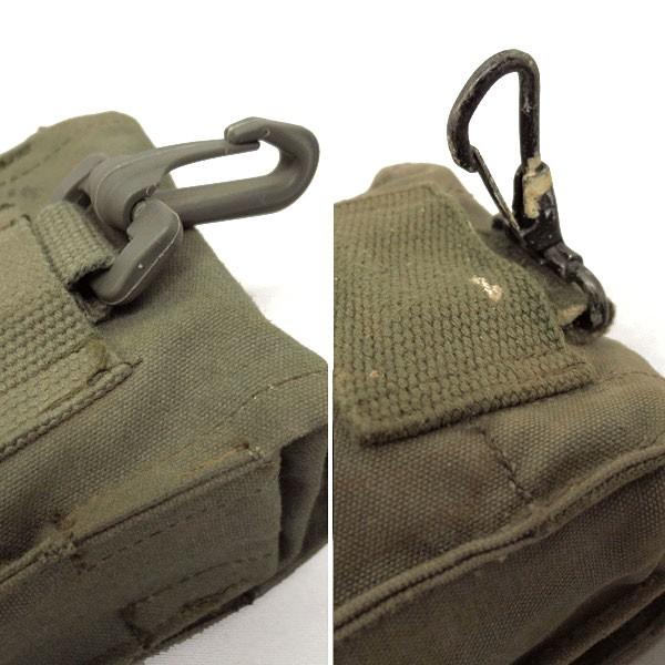 メール便可 フランス軍 F-1 コットンポーチ ミリタリー バッグ USED