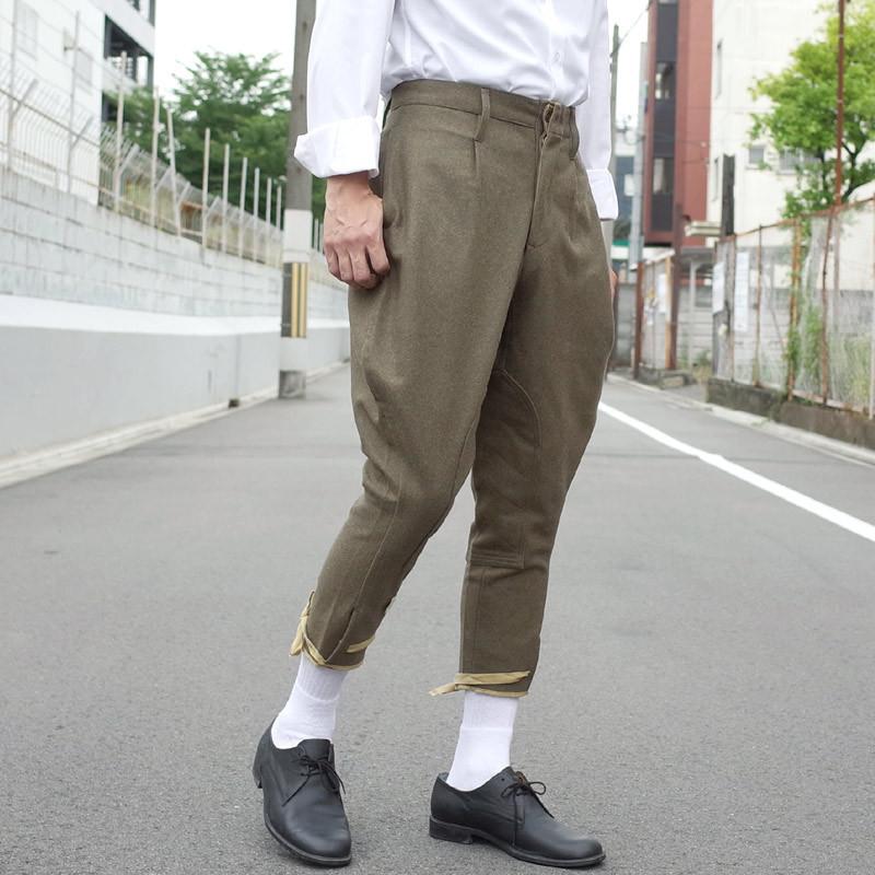 イタリア軍 ウールライディング パンツ デッドストック PP112NN