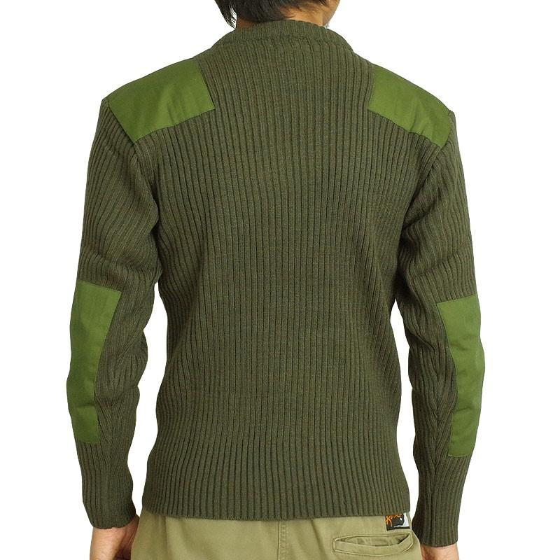 YMCLKY 10%OFF□米軍タイプ コマンドセーター 太リブ アクリル 新品