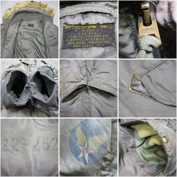 米軍実物 ALBERT・TURNER社製 N3B フライトジャケット MIL-J 米軍実物 ALBERT・TURNER社製 N3B フライトジャケット MIL-J