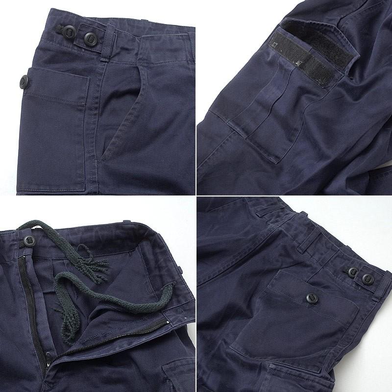 イギリス軍 ROYAL NAVY カーゴパンツ ネイビー 前期型 USED イギリス軍 ROYAL NAVY カーゴパンツ ネイビー 前期型 USED