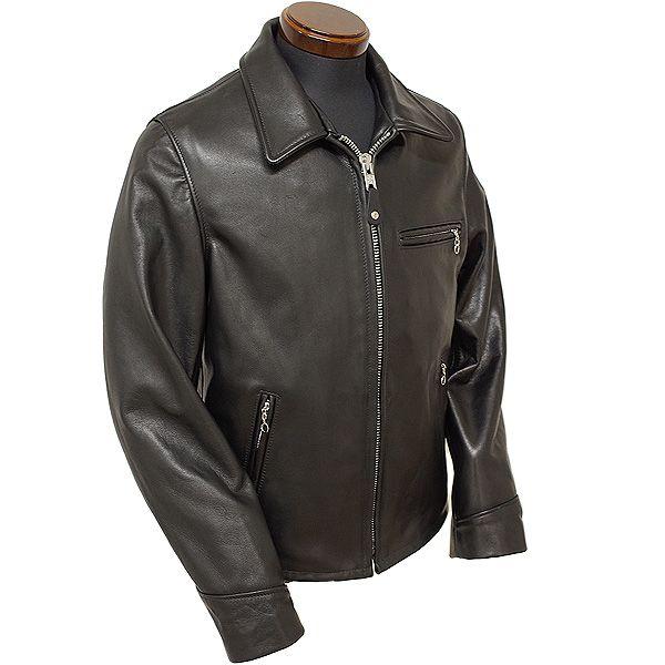 ノベルティープレゼント Schott ショット #7823950086(7209) SCH-103US レザー トラック ジャケット LEATHER TRUCK JACKET メンズ 黒 ブラック｜seabees｜03