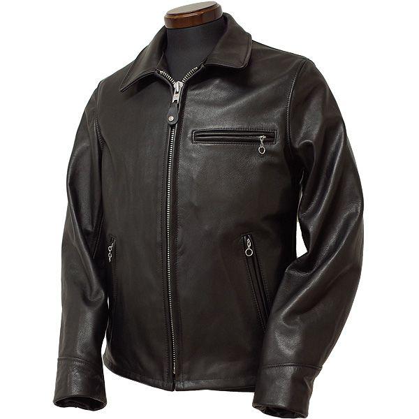 ノベルティープレゼント Schott ショット #7823950086(7209) SCH-103US レザー トラック ジャケット LEATHER TRUCK JACKET メンズ 黒 ブラック｜seabees｜05