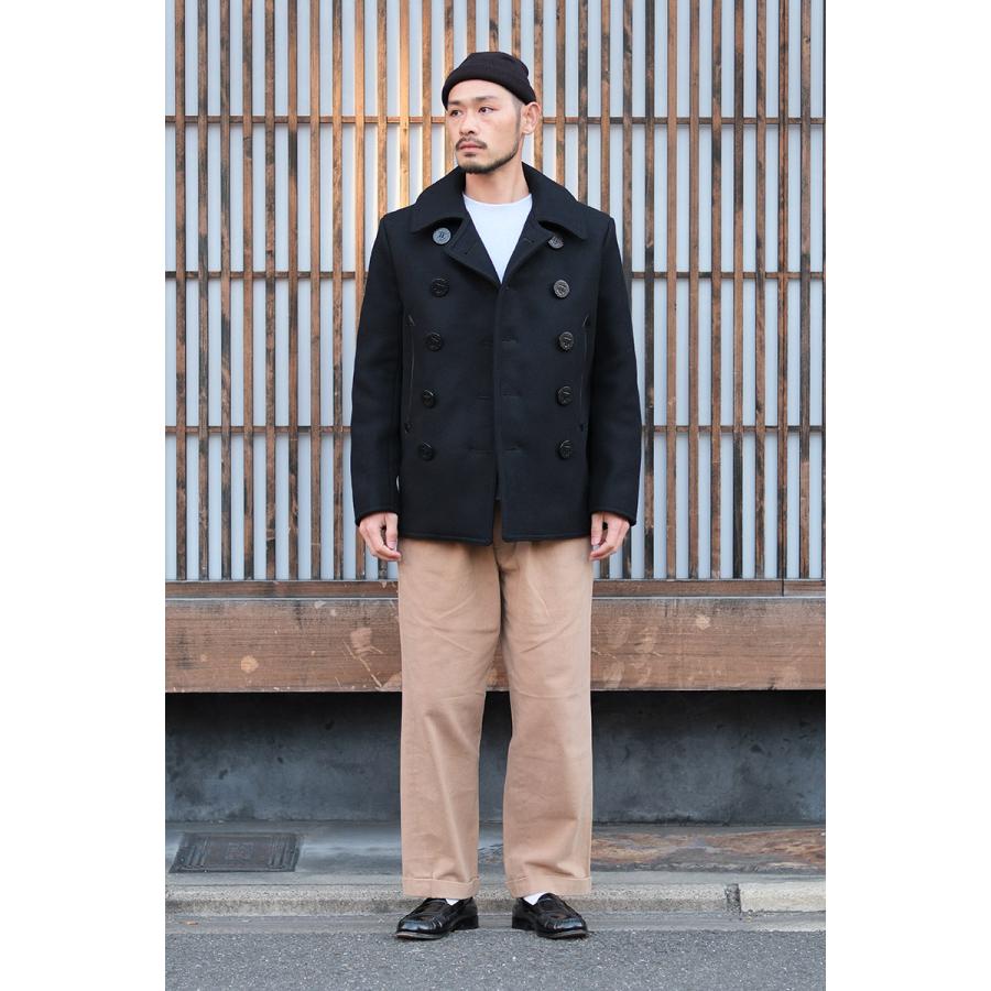 BUZZ RICKSON'S バズリクソンズ #BR12394 36OZ. WOOL MELTON PEA COAT WILLIAM GIBSON COLLECTIONバズリクソンズの画像