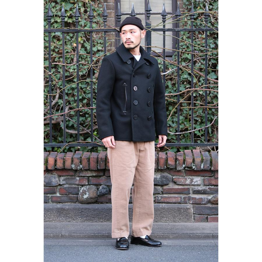 BUZZ RICKSON'S バズリクソンズ #BR12394 36OZ. WOOL MELTON PEA COAT WILLIAM GIBSON COLLECTIONバズリクソンズの画像
