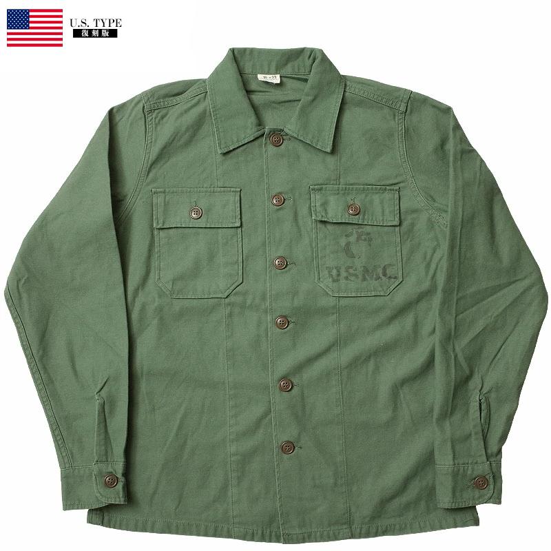 YMCLKY 米軍タイプ OG-107 ファティーグシャツ 長袖 USMC YMCLKY 米軍タイプ OG-107 ファティーグシャツ 長袖 USMC