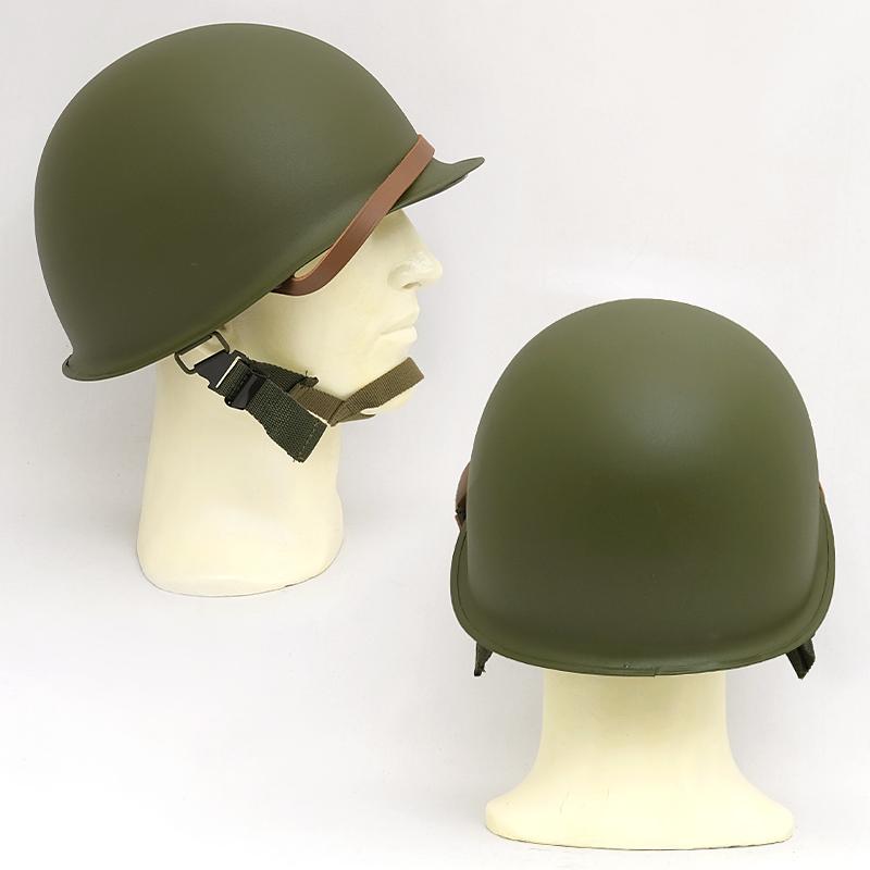 ミリタリー ジャーマンヘルメット WW2 オリーブグリーン