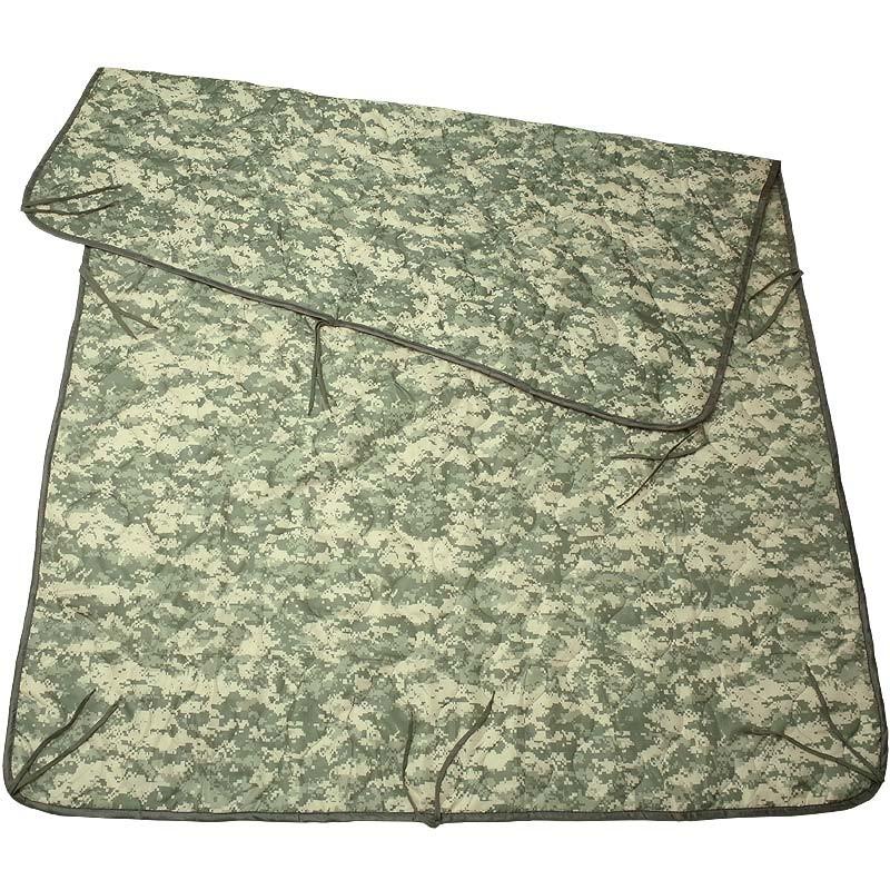 ポンチョライナー カモ柄 ブランケット EE284NN 敷物 マット ひざ掛け