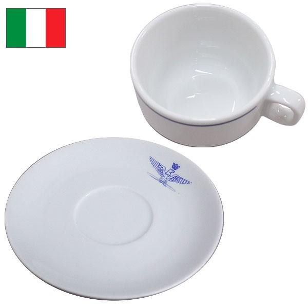 イタリア軍 A.M.I. コーヒーカップ＆ソーサー セット デッドストック