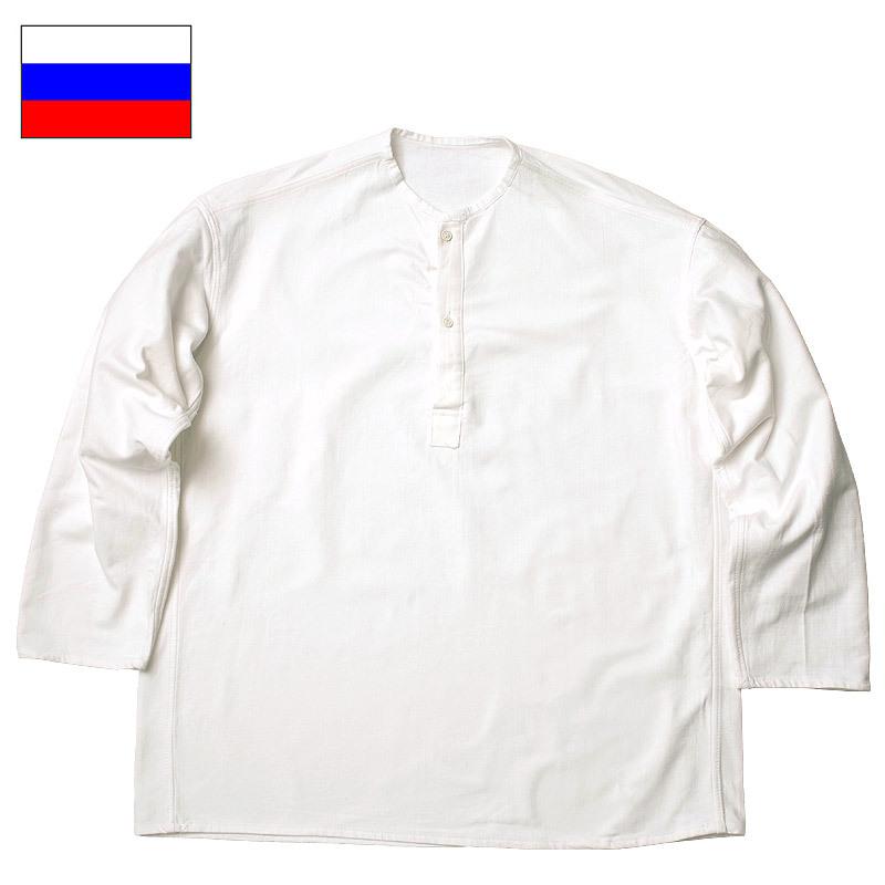 『すーぱーばっくさん専用』ロシア軍 スリーピングシャツ 56-58 ホワイト ロシア軍 スリーピングシャツ ウィンター ホワイト デッド
