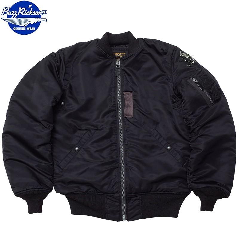 Buzz Rickson S メンズ バズリクソンズ Br Br Black Ma 1 Slender Long Gibson フライトジャケット スリム メンズ