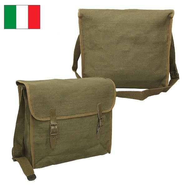 ミリタリー バッグ イタリア軍 WW2キャンバスショルダーバッグ USED