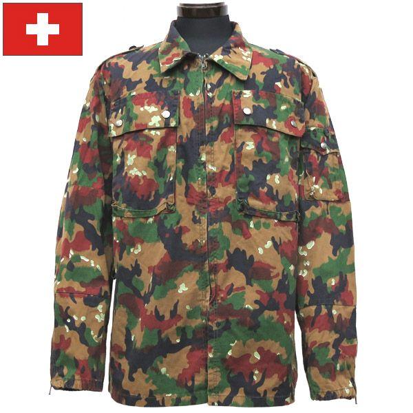 アルペンカモ上下セット84/86 サイズ 70's スイス軍 M60 アルペンカモジャケット - Fresh Service