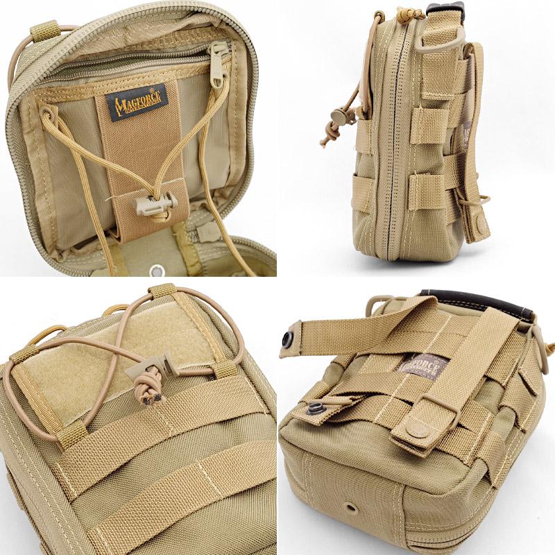 MAGFORCE マグフォース #MF-0226 Tool Bag 5"x7" オーガナイザーポーチMF0226 ツールバッグ ウエストポーチ ミニポーチ バッグインバッグ MOLLE方式対応｜seabees｜04